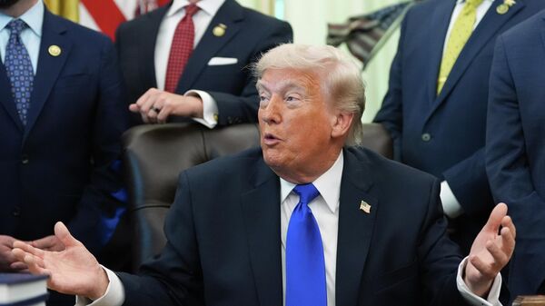 Američki predsednik Donald Tramp - Sputnik Srbija