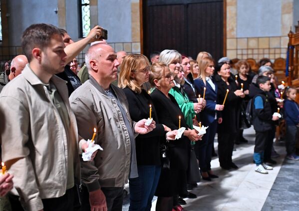 Обележавање годишњице протеривања Срба из Западне Славоније у хрватској акцији „Бљесак” организовало је Удружење породица несталих и погинулих лица Суза. - Sputnik Србија