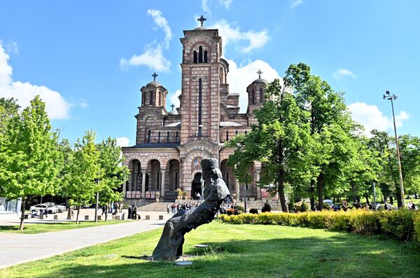 Поводом обележавања 31. годишњице од страдања и протеривања Срба из Западне Славоније у хрватској акцији „Бљесак”., у Цркви Светог Марка у Београду одржан је помен   - Sputnik Србија