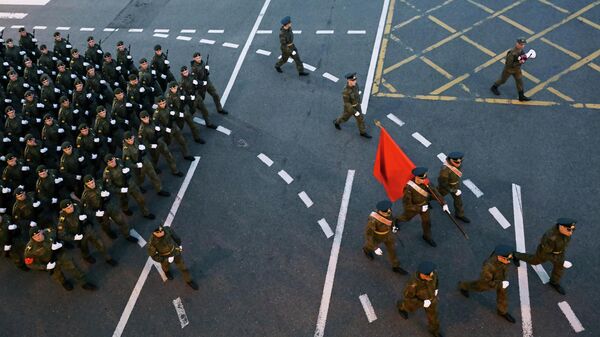 Репетиция военного парада в Москве в честь 81-летия Победы в Великой Отечественной войне - Sputnik Србија
