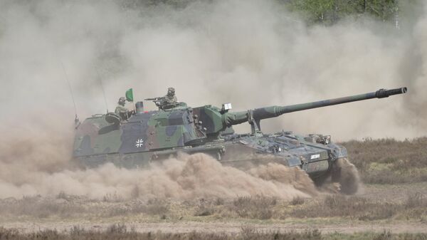 Nemačka haubica u bazi u nemačkom Minsteru - Sputnik Srbija