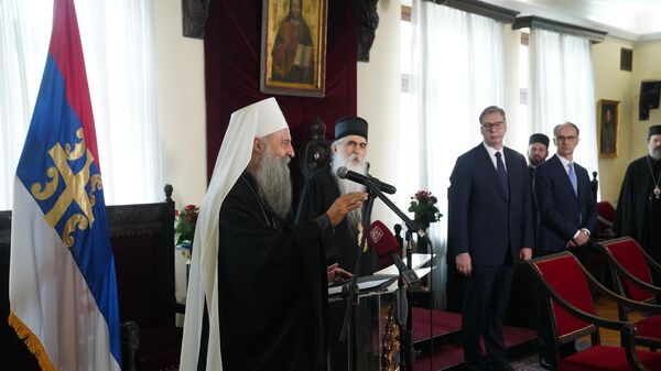 Potpisan Memorandum o saradnji na osnivanju Univerziteta Sv. Sava između države i SPC - Sputnik Srbija