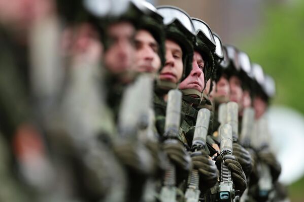 Војна парада у Москви у част 81. годишњице Победе у Великом отаџбинском рату. - Sputnik Србија