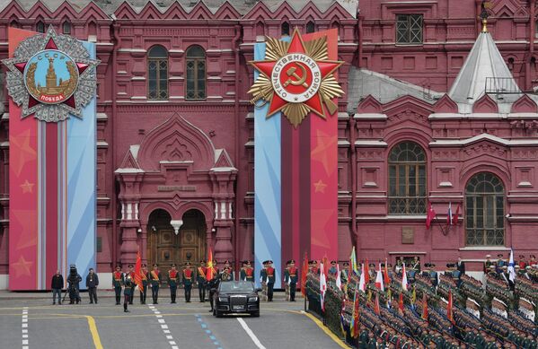 Војна парада у Москви у част 81. годишњице Победе у Великом отаџбинском рату. - Sputnik Србија