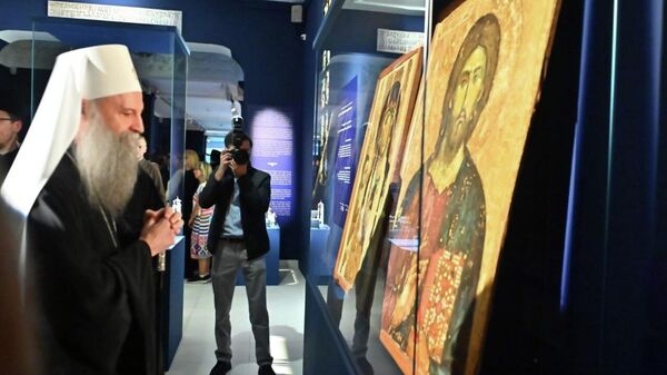 Светиње пред којима су се молили Свети Сава и Свети Симеон изложене у Галерији САНУ /видео, фото/