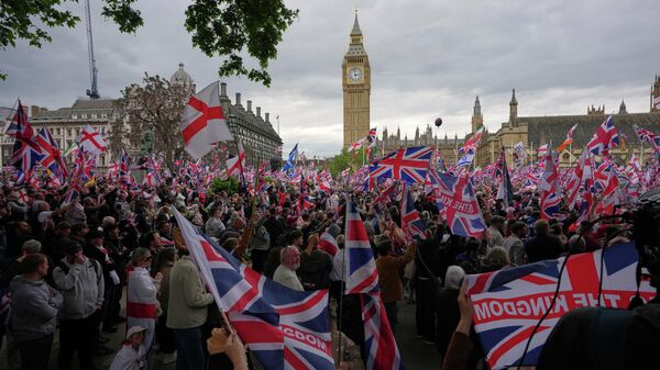 demonstracije u Londonu - Sputnik Srbija