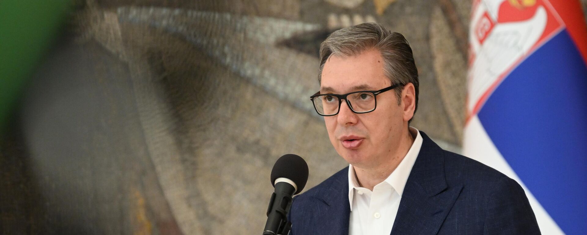 Aleksandar Vučić  - Sputnik Srbija, 1920, 08.06.2026