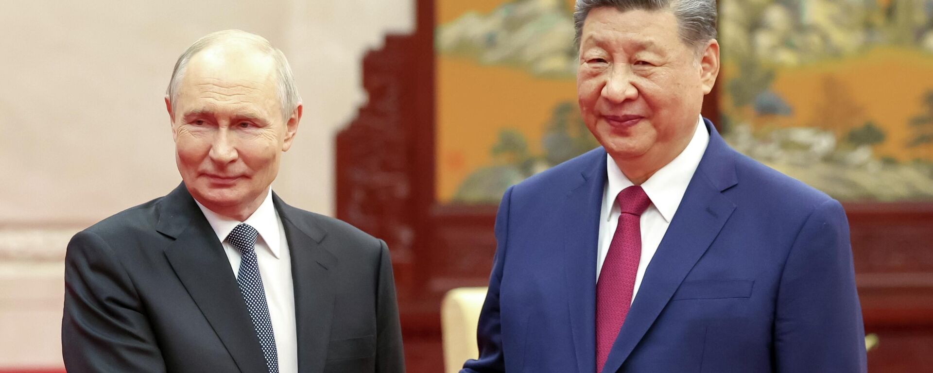 Владимир Путин и Си Ђинпинг у Пекингу - Sputnik Србија, 1920, 20.05.2026