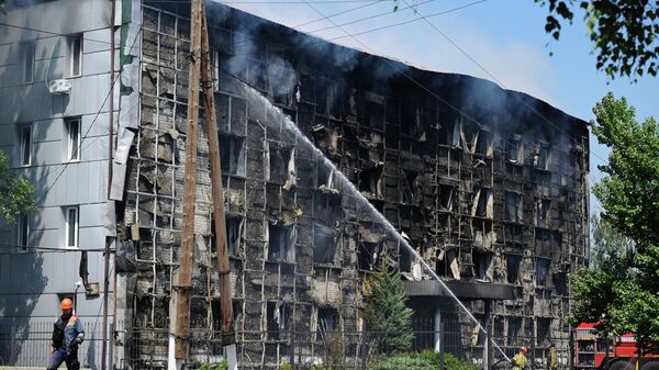 Број жртава напада на студентски дом у ЛНР порастао на 12
