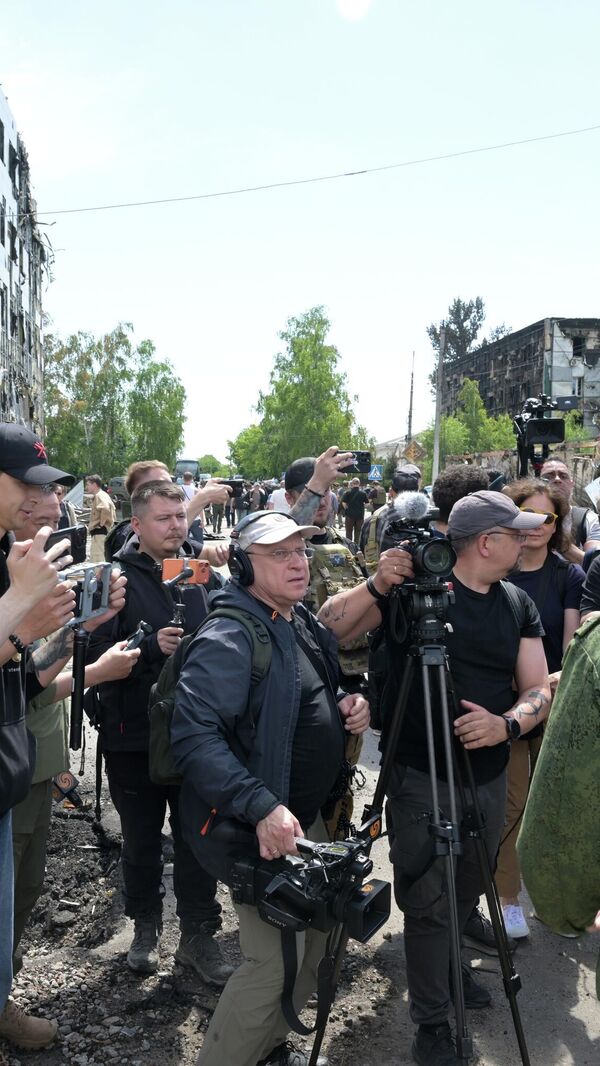 Strani novinari u poseti Starobeljsku u LNR - Sputnik Srbija