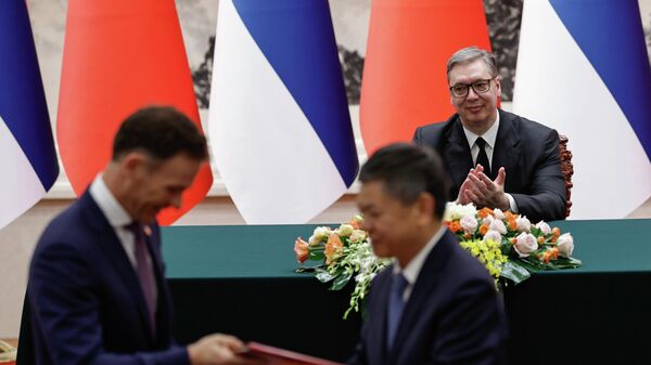 Aleksandar Vučić u Kini - Sputnik Srbija