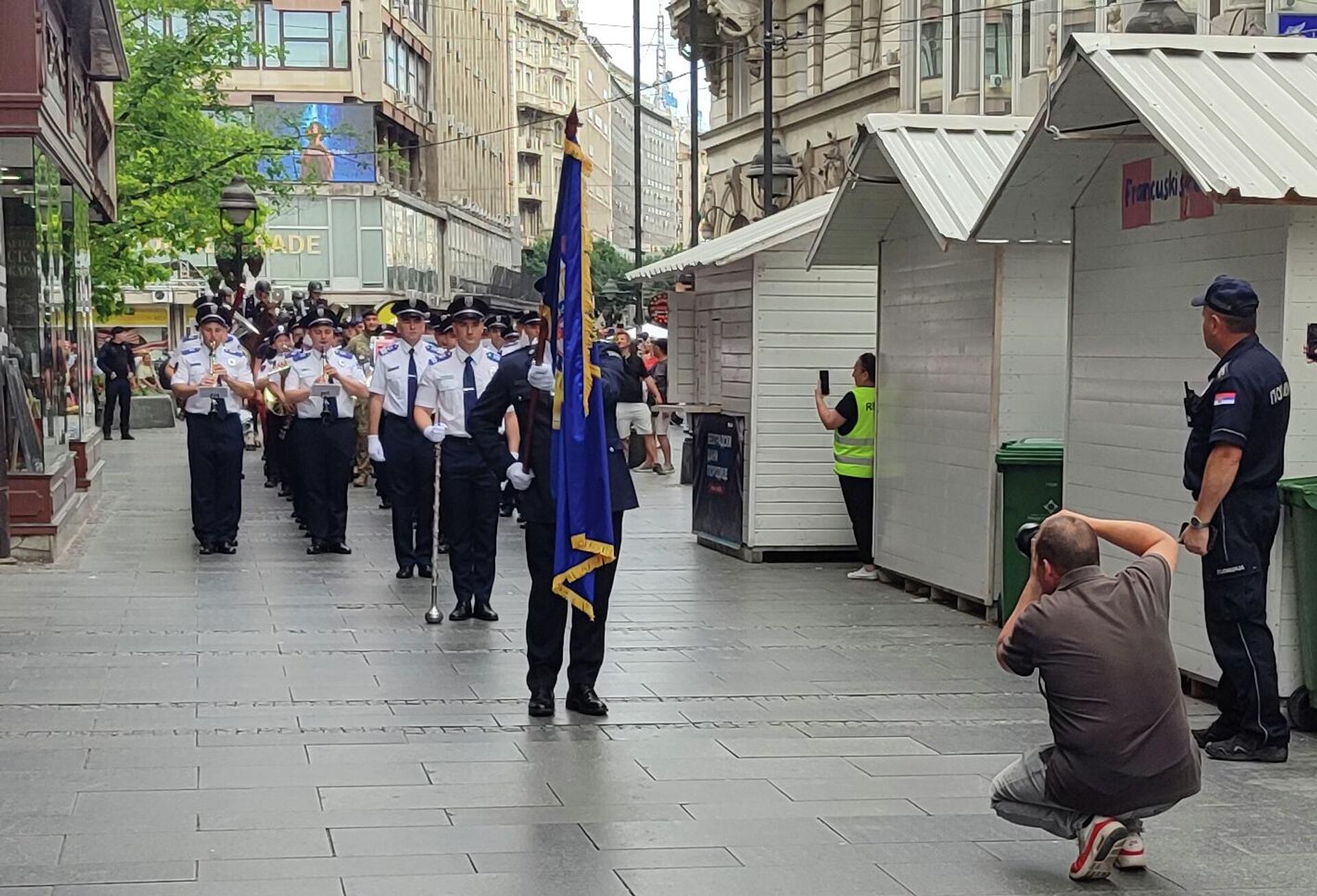 Традиционални дефиле коњаника Полицијске бригаде и Оркестра полиције - Sputnik Србија, 1920, 30.05.2026