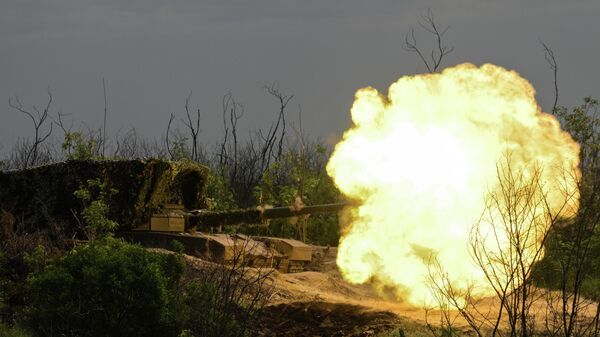 Ruski tenk T-80 u zoni SVO Ruski tenk T-80 u zoni SVO - Sputnik Srbija