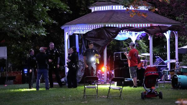 Policija na uviđaju posle pucnjave na festivalu u Ohaju. - Sputnik Srbija