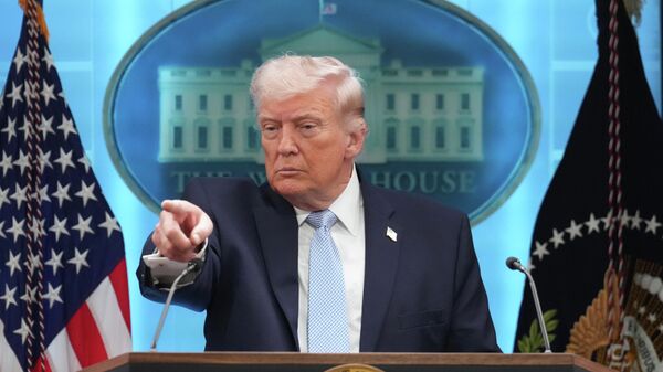 Президент США Дональд Трамп - Sputnik Србија