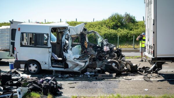 Saobraćajna nesreća na auto-putu M1 u Mađarskoj - Sputnik Srbija