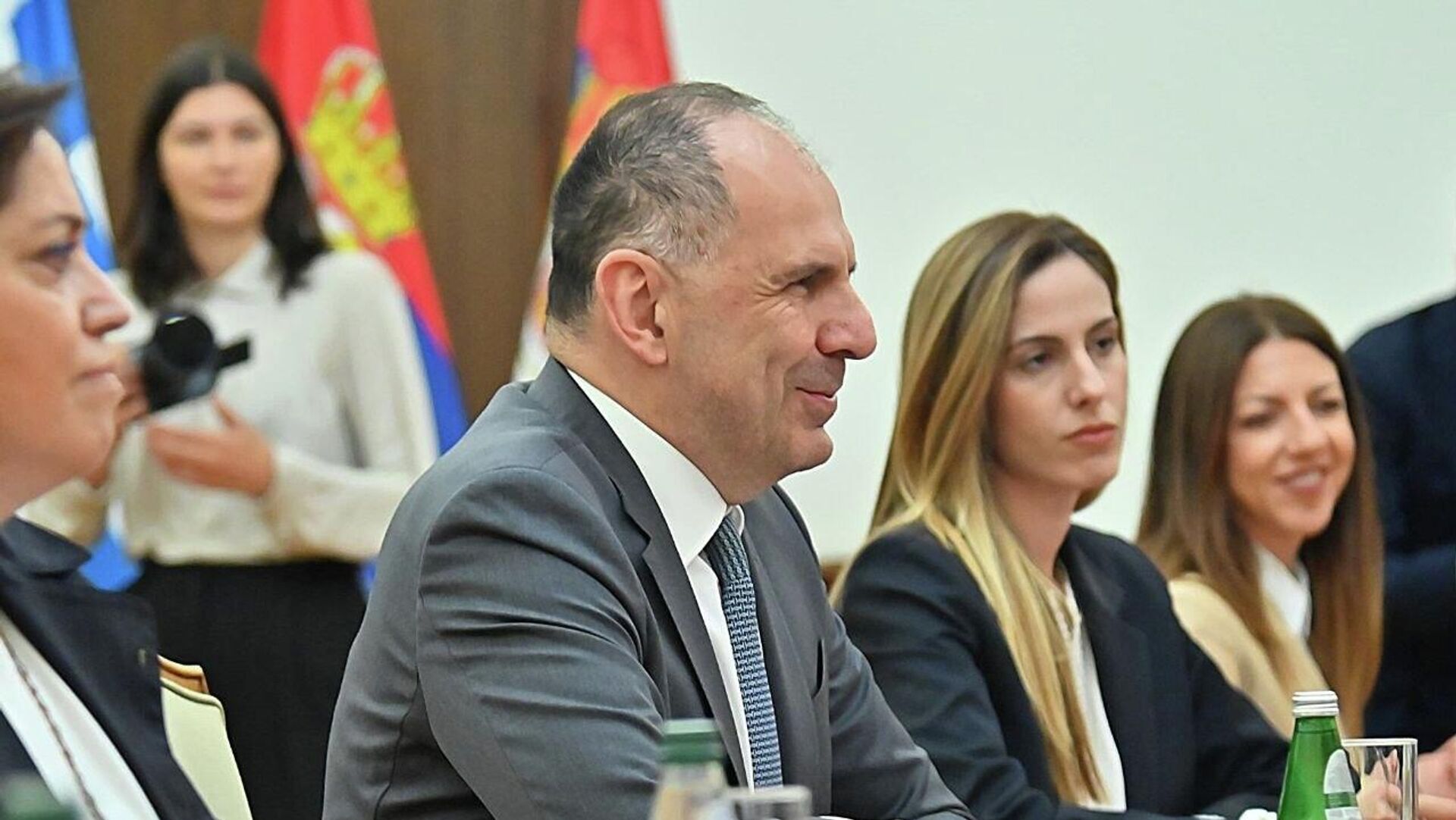 Министар спољних послова Грчке Јоргос Герапетритис. Министар спољних послова Грчке Јоргос Герапетритис. - Sputnik Србија, 1920, 12.06.2026