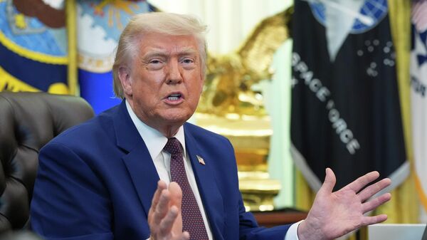 Амерички председник Доналд Трамп. Амерички председник Доналд Трамп. - Sputnik Србија