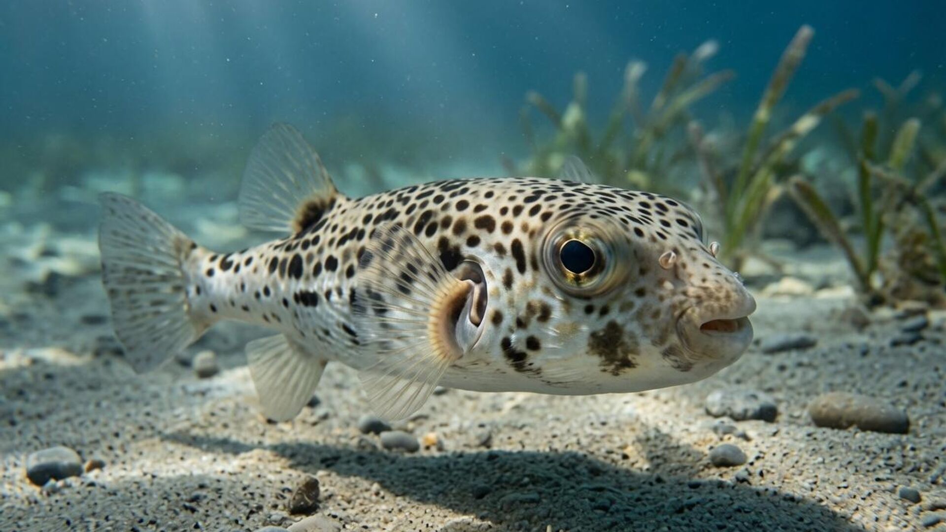 сребрнобрази жабоглавац (Lagocephalus sceleratus) сребрнобрази жабоглавац (Lagocephalus sceleratus) - Sputnik Србија, 1920, 20.06.2026