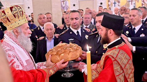 Kripta Hrama Svetog Save i Žandarmerija zajedno proslavili svoju slavu - Vidovdan  - Sputnik Srbija