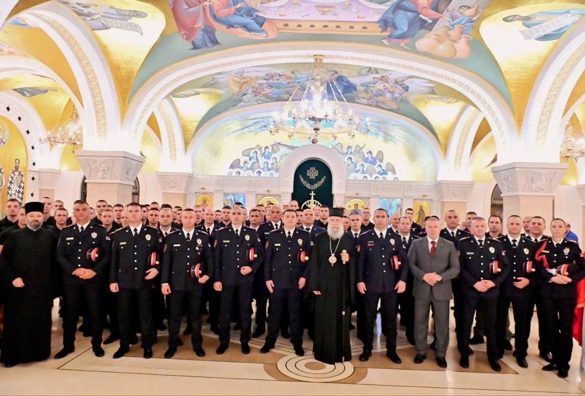 Крипта Храма Светог Саве и Жандармерија заједно прославили своју славу - Видовдан  - Sputnik Србија, 1920, 28.06.2026