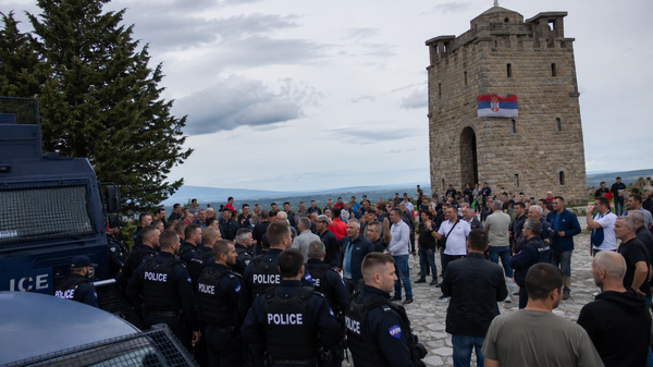 Gazimestan , Kosovo i Metohija, Vidovdan kosovka policija hapsi Srbe - Sputnik Srbija