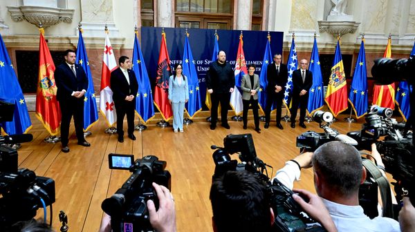 Конференцијa председника парламената држава кандидата за чланство у Европској унији у Београду  - Sputnik Србија