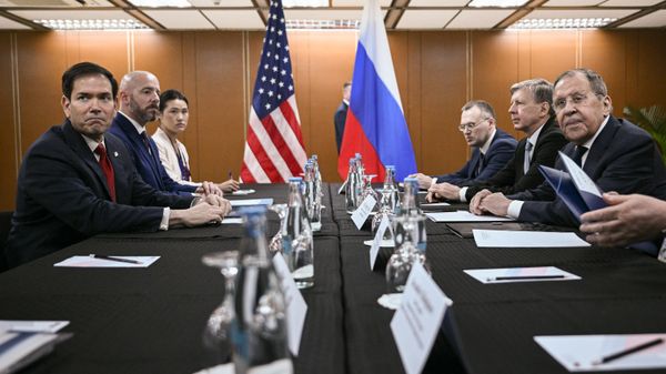 Переговоры госсекретаря США Марко Рубио и главы МИД России Сергея Лаврова  - Sputnik Србија
