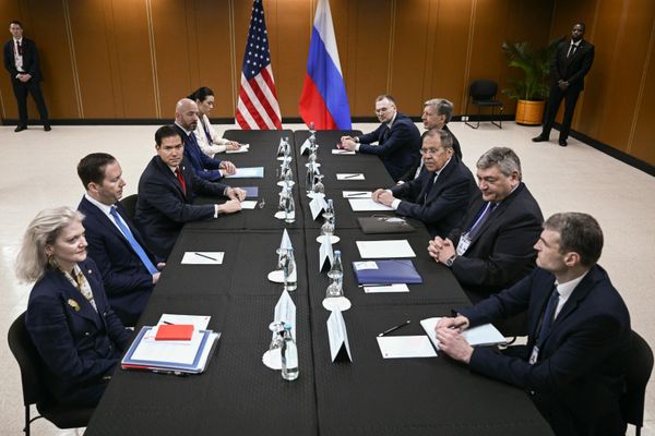 Америчка и руска делегација на разговорима - Sputnik Србија