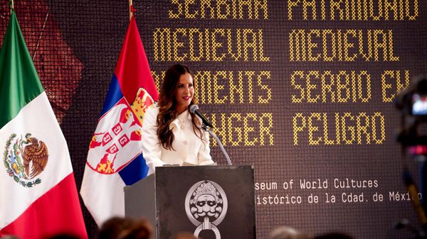 Тамара Вучић у Мексику отворила изложбу 'Српски средњовековни споменици у опасности' - Sputnik Србија