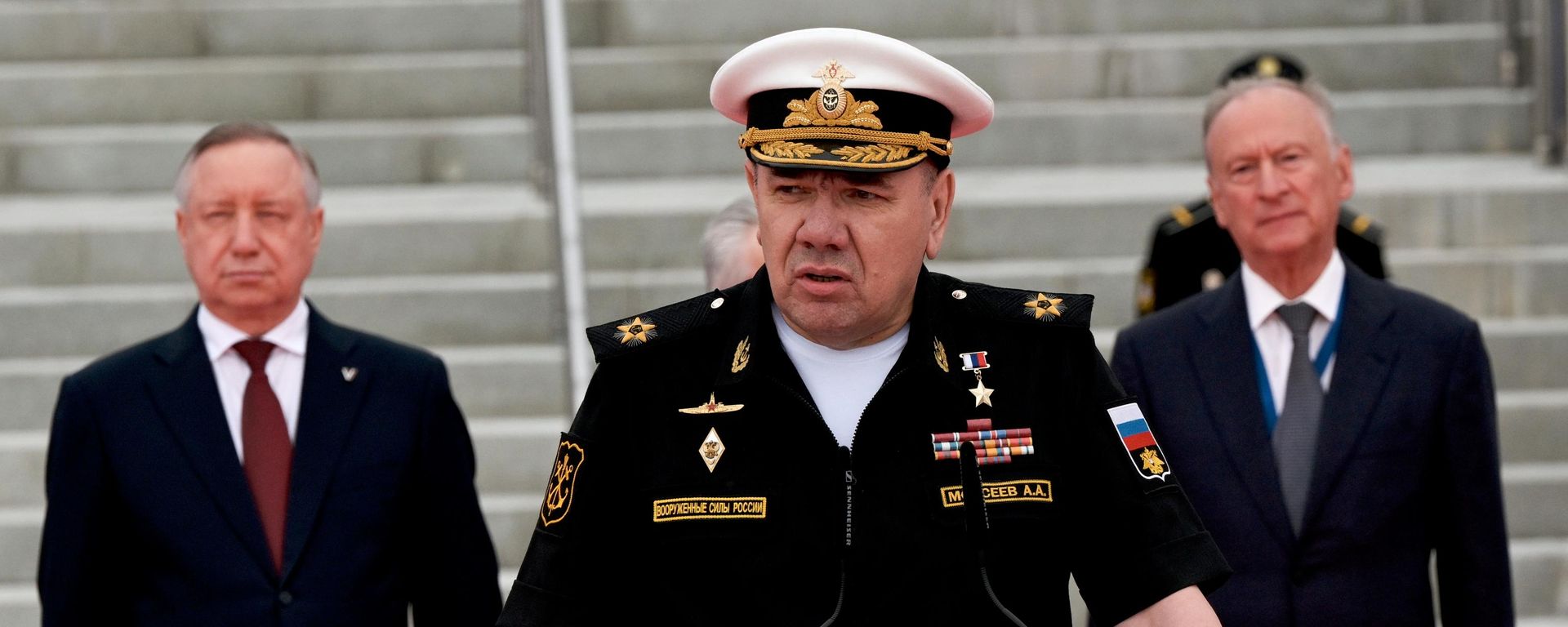 Главнокомандујући Војно-поморске флоте Русије адмирал Александар Моисејев - Sputnik Србија, 1920, 26.07.2026
