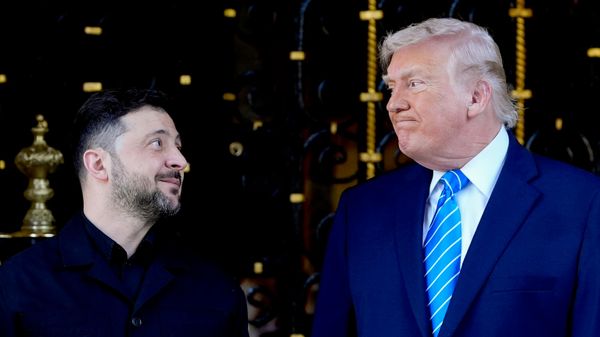 Доналд Трамп и Владимир Зеленски - Sputnik Србија