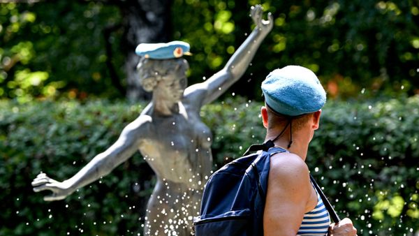 Празднование Дня Воздушно-десантных войск на территории Парка Горького в Москве, Россия - Sputnik Србија