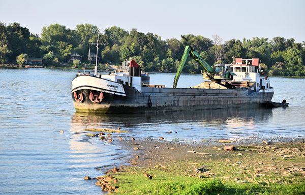 Usled niskog vodostaja saobraćaj na Dunavu je gotovo stao. Brodovi ne mogu da ukrcaju istu količinu tereta jer moraju da imaju manji gaz.  - Sputnik Srbija