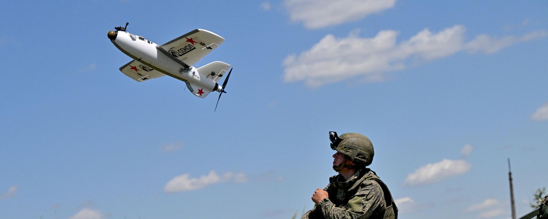 Dron sokol I u zoni specijalne vojne operacije - Sputnik Srbija, 1920, 10.08.2026