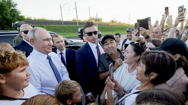 Владимир Путин у Сибиру - Sputnik Србија