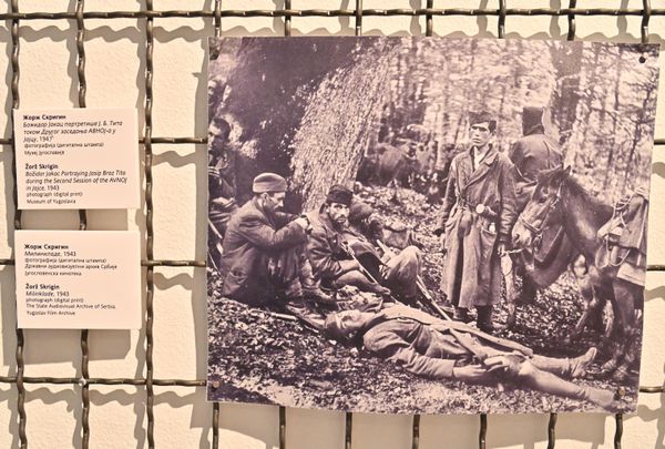 Скригинова фотографија, настала у лето 1943 године верно приказује измучена лица партизанских бораца и њиховог рањеног друга на огранцима Милинклада током Битке на Сутјесци. Од преко 7.000 погинулих бораца НОВЈ на Сутјесци, велики део представљају рањеници из партизанских болница које су Немци немилосрдно ликвидирали  - Sputnik Србија