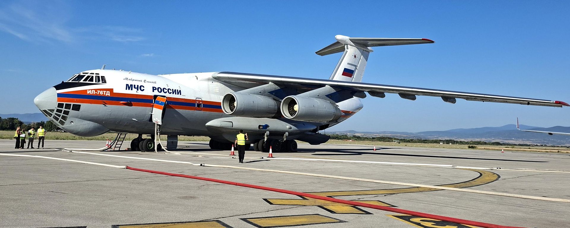 Avion Il-76 (Iljušin) Ministarstva za vanredne situacije Rusije Avion Il-76 (Iljušin) Ministarstva za vanredne situacije Rusije - Sputnik Srbija, 1920, 21.08.2026