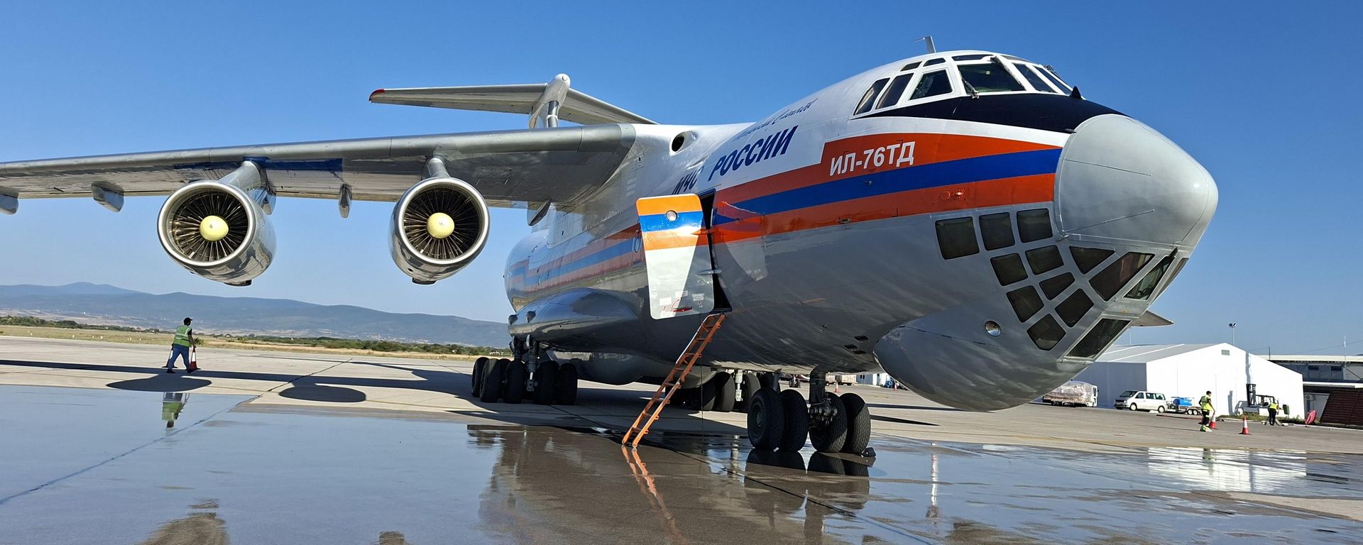 Avion Il-76 (Iljušin) Ministarstva za vanredne situacije Rusije - Sputnik Srbija, 1920, 22.08.2026