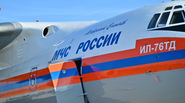 Avion Il-76 (Iljušin) Ministarstva za vanredne situacije Rusije - Sputnik Srbija
