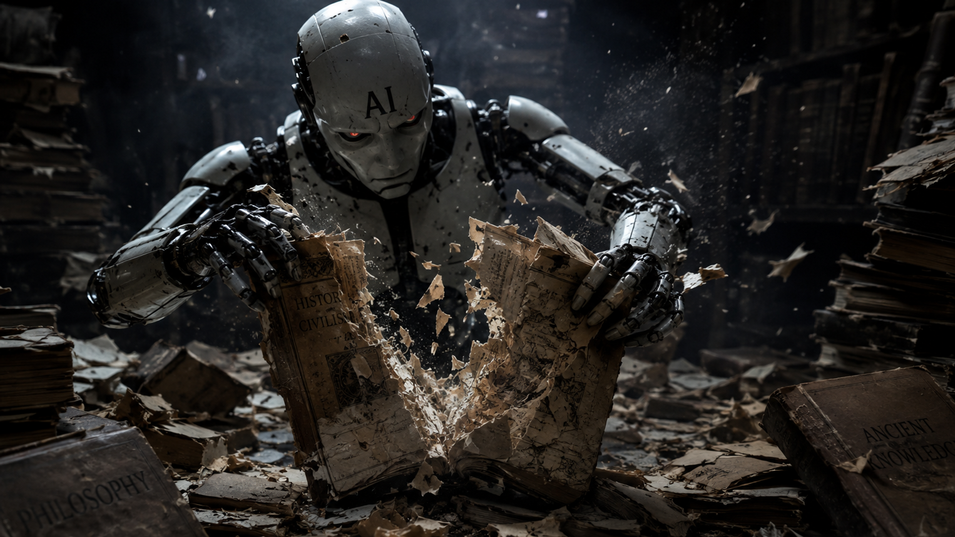 AI uništava knjige AI uništava knjige - Sputnik Srbija, 1920, 23.08.2026