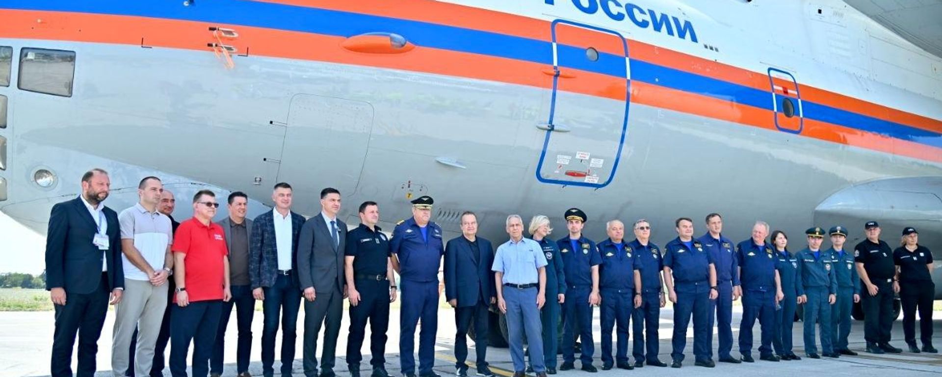 Ministar unutrašnjih poslova Srbije Ivica Dačić posetio ruske spasioce u Nišu - Sputnik Srbija, 1920, 25.08.2026