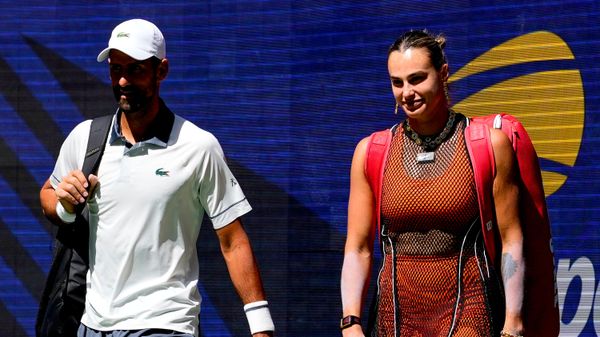 Novak Đoković i Arina Sabalenka - Sputnik Srbija