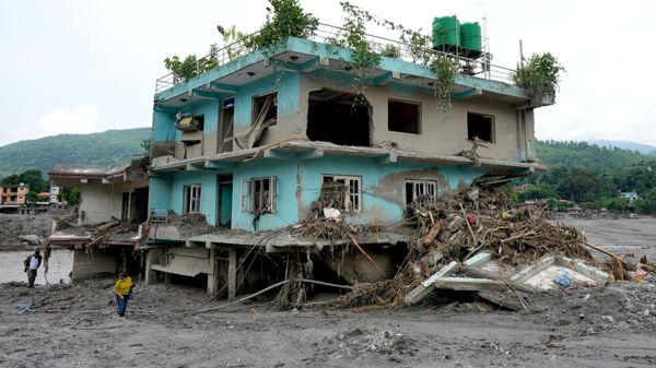 Posledice katastrofalnih poplava u Nepalu - Sputnik Srbija