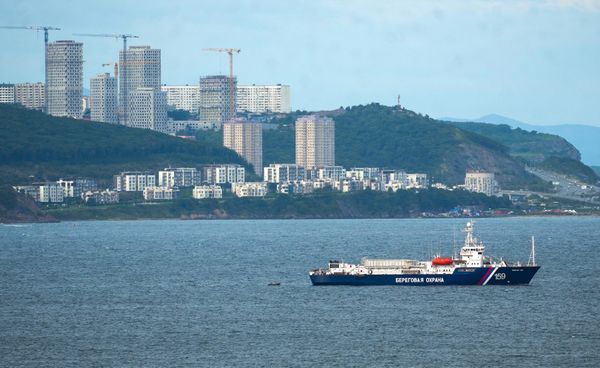 Гранични патролни брод „Шкипер Гек“ у водама Јапанског мора код Владивостока. Гранични патролни брод „Шкипер Гек“ у водама Јапанског мора код Владивостока. - Sputnik Србија