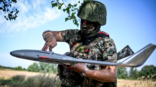 Руски дрон-пресретач „ветар про“ представљен на Источном економском форуму /видео/