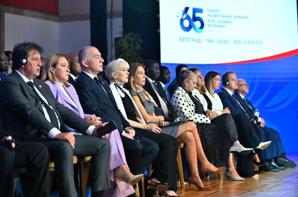 Obeležavanje 65. godišnjice Beogradske konferencije prisustvovali su i ministri u Vladi Srbije - Sputnik Srbija
