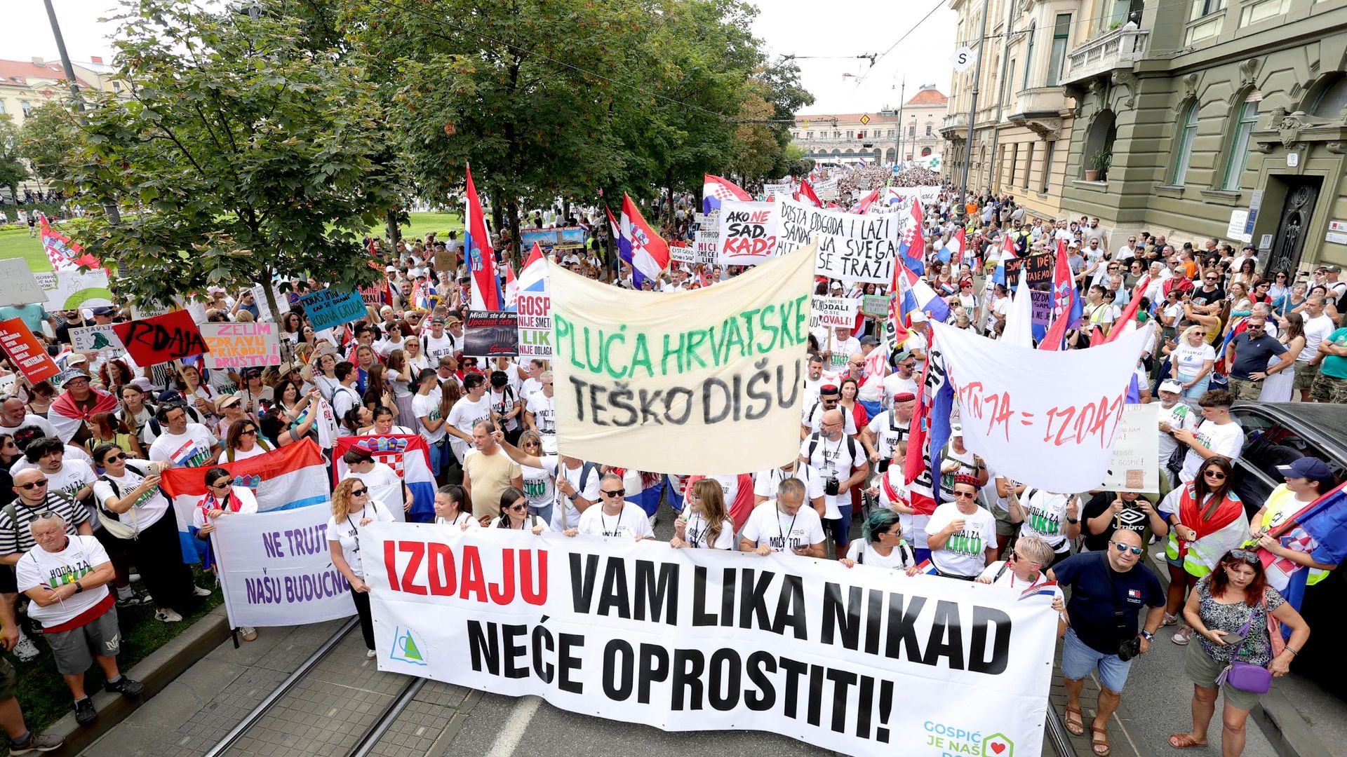 protest u Zagrebu protest u Zagrebu - Sputnik Srbija, 1920, 05.09.2026