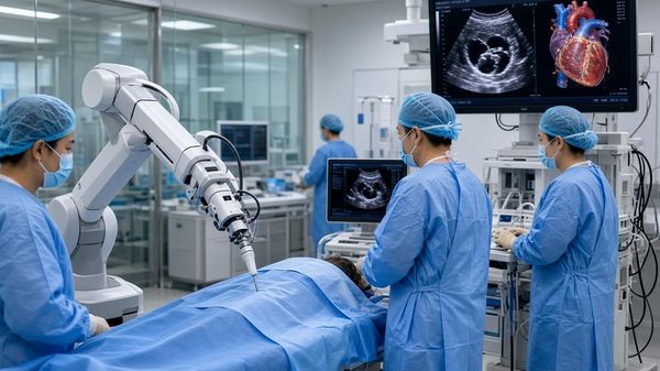 Кина извела прву операцију срчане мане уз помоћ ултразвучног робота са вештачком интелигенцијом