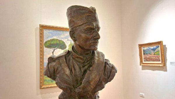 Skulptura Đorđa Jovanovića, Srpski vojnik (Pobednik) iz 1916. u Narodnom muzeju - Sputnik Srbija